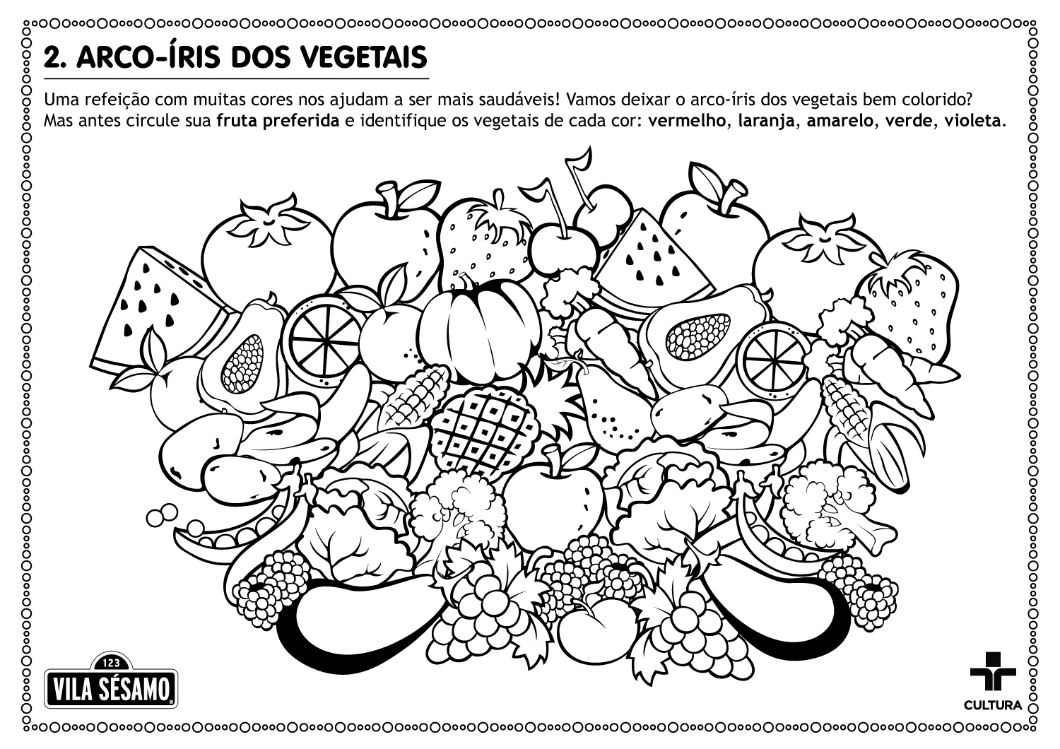 Verduras e legumes  Jogo da memoria frutas, Frutas para colorir, Atividades